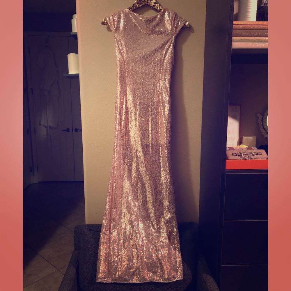Sparkly Sequins Bridesmaid Dress